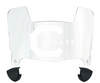 Colgate Raiders Mini Football Helmet Visor Shield w/ Clips - PICK VISOR & LOGO COLOR