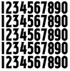 Colorado Avalanche Helmet Jersey Style Vinyl Number Decal Sheet Set of 50 #0-9 - Pick Color & Size