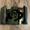 Colorado Buffaloes Full Size Football Helmet Visor Shield w/ Clips - PICK VISOR & LOGO COLOR