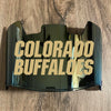 Colorado Buffaloes Full Size Football Helmet Visor Shield w/ Clips - PICK VISOR & LOGO COLOR