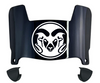 Colorado State Rams Mini Football Helmet Visor Shield w/ Clips - PICK VISOR & LOGO COLOR