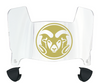 Colorado State Rams Mini Football Helmet Visor Shield w/ Clips - PICK VISOR & LOGO COLOR