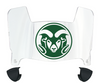 Colorado State Rams Mini Football Helmet Visor Shield w/ Clips - PICK VISOR & LOGO COLOR