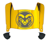 Colorado State Rams Mini Football Helmet Visor Shield w/ Clips - PICK VISOR & LOGO COLOR