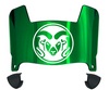 Colorado State Rams Mini Football Helmet Visor Shield w/ Clips - PICK VISOR & LOGO COLOR