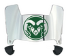 Colorado State Rams Mini Football Helmet Visor Shield w/ Clips - PICK VISOR & LOGO COLOR