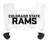 Colorado State Rams Mini Football Helmet Visor Shield w/ Clips - PICK VISOR & LOGO COLOR