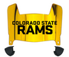 Colorado State Rams Mini Football Helmet Visor Shield w/ Clips - PICK VISOR & LOGO COLOR