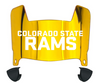 Colorado State Rams Mini Football Helmet Visor Shield w/ Clips - PICK VISOR & LOGO COLOR