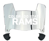 Colorado State Rams Mini Football Helmet Visor Shield w/ Clips - PICK VISOR & LOGO COLOR