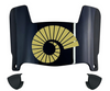 Colorado State Rams Mini Football Helmet Visor Shield w/ Clips - PICK VISOR & LOGO COLOR
