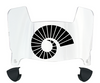 Colorado State Rams Mini Football Helmet Visor Shield w/ Clips - PICK VISOR & LOGO COLOR