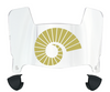 Colorado State Rams Mini Football Helmet Visor Shield w/ Clips - PICK VISOR & LOGO COLOR