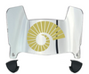 Colorado State Rams Mini Football Helmet Visor Shield w/ Clips - PICK VISOR & LOGO COLOR