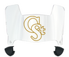 Colorado State Rams Mini Football Helmet Visor Shield w/ Clips - PICK VISOR & LOGO COLOR