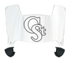 Colorado State Rams Mini Football Helmet Visor Shield w/ Clips - PICK VISOR & LOGO COLOR