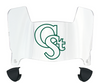 Colorado State Rams Mini Football Helmet Visor Shield w/ Clips - PICK VISOR & LOGO COLOR
