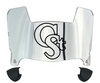 Colorado State Rams Mini Football Helmet Visor Shield w/ Clips - PICK VISOR & LOGO COLOR
