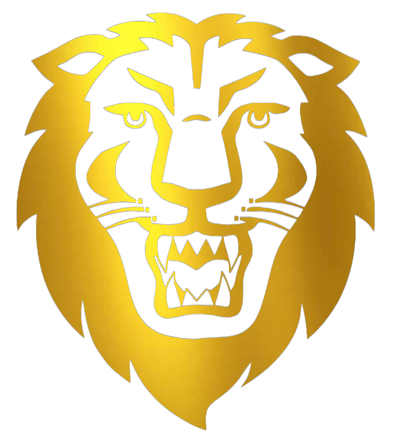 Columbia Lions GOLD CHROME MIRROR Team Logo Premium DieCut Vinyl Decal PICK SIZE