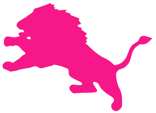 Columbia Lions Hot Pink Retro Throwback Logo Premium DieCut Vinyl Decal PICK SIZE