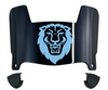 Columbia Lions Mini Football Helmet Visor Shield w/ Clips - PICK VISOR & LOGO COLOR