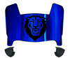 Columbia Lions Mini Football Helmet Visor Shield w/ Clips - PICK VISOR & LOGO COLOR