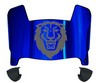 Columbia Lions Mini Football Helmet Visor Shield w/ Clips - PICK VISOR & LOGO COLOR