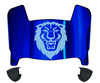 Columbia Lions Mini Football Helmet Visor Shield w/ Clips - PICK VISOR & LOGO COLOR