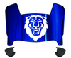 Columbia Lions Mini Football Helmet Visor Shield w/ Clips - PICK VISOR & LOGO COLOR