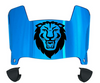Columbia Lions Mini Football Helmet Visor Shield w/ Clips - PICK VISOR & LOGO COLOR