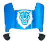 Columbia Lions Mini Football Helmet Visor Shield w/ Clips - PICK VISOR & LOGO COLOR