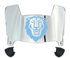 Columbia Lions Mini Football Helmet Visor Shield w/ Clips - PICK VISOR & LOGO COLOR