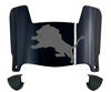 Columbia Lions Mini Football Helmet Visor Shield w/ Clips - PICK VISOR & LOGO COLOR