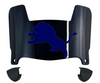 Columbia Lions Mini Football Helmet Visor Shield w/ Clips - PICK VISOR & LOGO COLOR