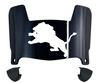 Columbia Lions Mini Football Helmet Visor Shield w/ Clips - PICK VISOR & LOGO COLOR