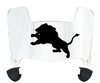 Columbia Lions Mini Football Helmet Visor Shield w/ Clips - PICK VISOR & LOGO COLOR