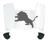 Columbia Lions Mini Football Helmet Visor Shield w/ Clips - PICK VISOR & LOGO COLOR