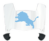 Columbia Lions Mini Football Helmet Visor Shield w/ Clips - PICK VISOR & LOGO COLOR
