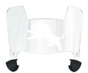 Columbia Lions Mini Football Helmet Visor Shield w/ Clips - PICK VISOR & LOGO COLOR