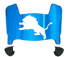 Columbia Lions Mini Football Helmet Visor Shield w/ Clips - PICK VISOR & LOGO COLOR