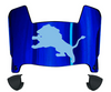 Columbia Lions Mini Football Helmet Visor Shield w/ Clips - PICK VISOR & LOGO COLOR