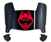 Connecticut UConn Huskies Mini Football Helmet Visor Shield w/ Clips - PICK VISOR & LOGO COLOR