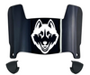 Connecticut UConn Huskies Mini Football Helmet Visor Shield w/ Clips - PICK VISOR & LOGO COLOR