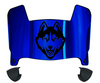 Connecticut UConn Huskies Mini Football Helmet Visor Shield w/ Clips - PICK VISOR & LOGO COLOR