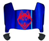 Connecticut UConn Huskies Mini Football Helmet Visor Shield w/ Clips - PICK VISOR & LOGO COLOR