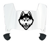 Connecticut UConn Huskies Mini Football Helmet Visor Shield w/ Clips - PICK VISOR & LOGO COLOR