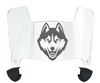 Connecticut UConn Huskies Mini Football Helmet Visor Shield w/ Clips - PICK VISOR & LOGO COLOR