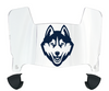 Connecticut UConn Huskies Mini Football Helmet Visor Shield w/ Clips - PICK VISOR & LOGO COLOR