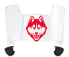 Connecticut UConn Huskies Mini Football Helmet Visor Shield w/ Clips - PICK VISOR & LOGO COLOR