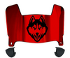 Connecticut UConn Huskies Mini Football Helmet Visor Shield w/ Clips - PICK VISOR & LOGO COLOR
